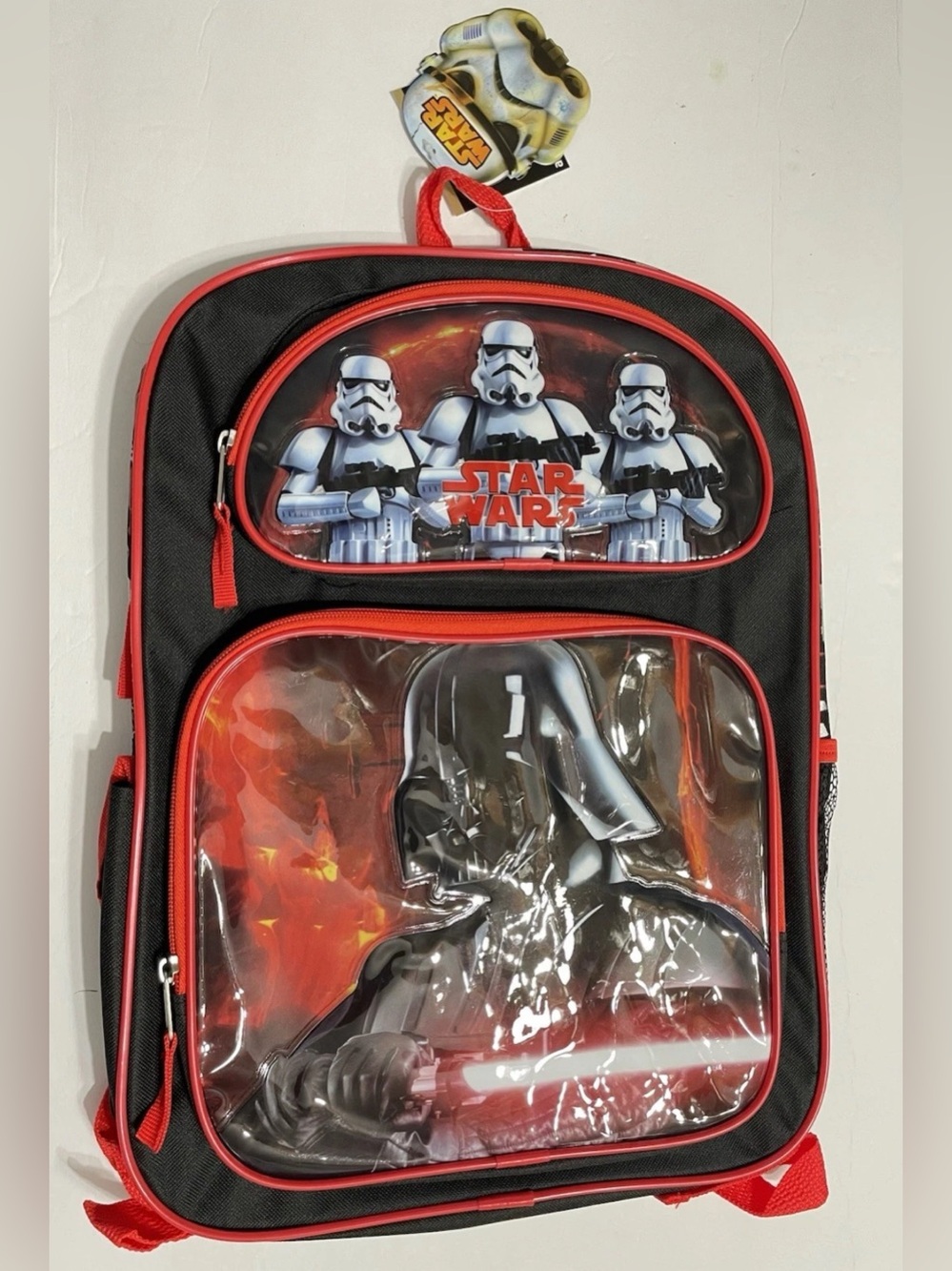 Large Backpack -Star Wars Darth Vader 16" Backpack ,New with Tag!